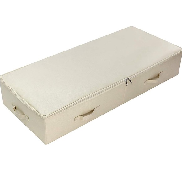 iwii Create Pro Large Underbed Storage Box Beige 39.4*16.9*7" New Dorm School - Picture 3 of 14
